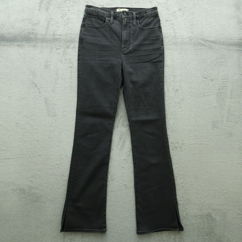 Madewell Jeans Womens Size 27 Gray High-Rise Roadtripper Skinny Flare 31" Inseam